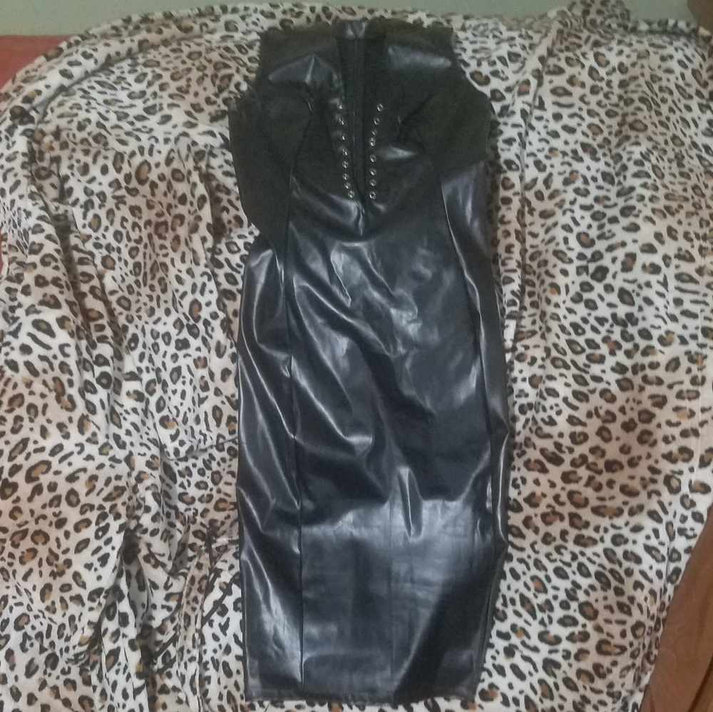 Black vegan dress